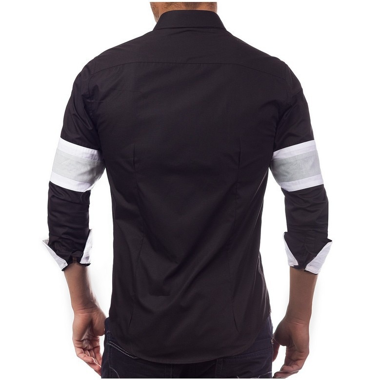 Mannen Trendy Slim Shirt Shirt Zomer Inch Mannen Korte Mouwen Shirt