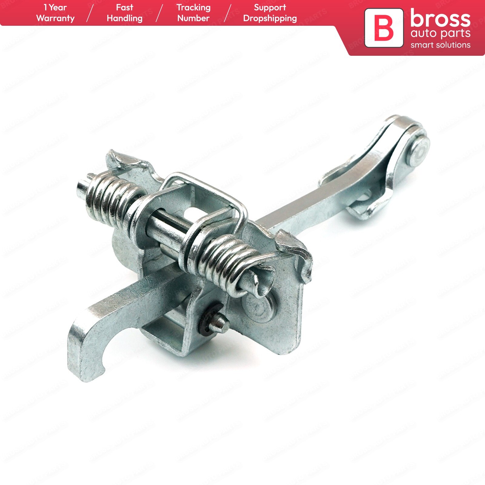 Bross bdp 726 frontdør hængsel stop kontrol strop limiter 4408993 ; 91166561 for vivaro; primastar bus/kasse; trafik  mk2 bus/kasse