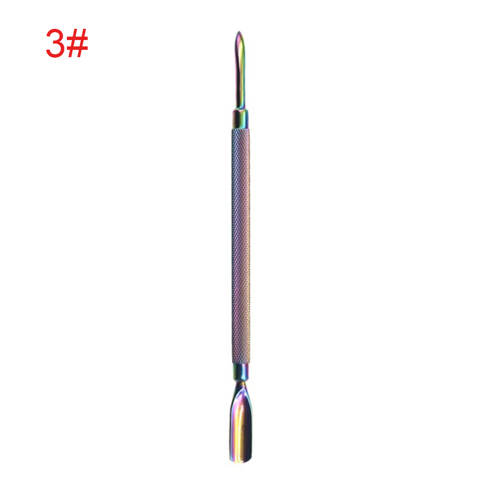 Pedikyr manikyr verktyg nagelklippare/pusher/pincett metall död hud callus remover nagelvård @ me88: Ljusgul