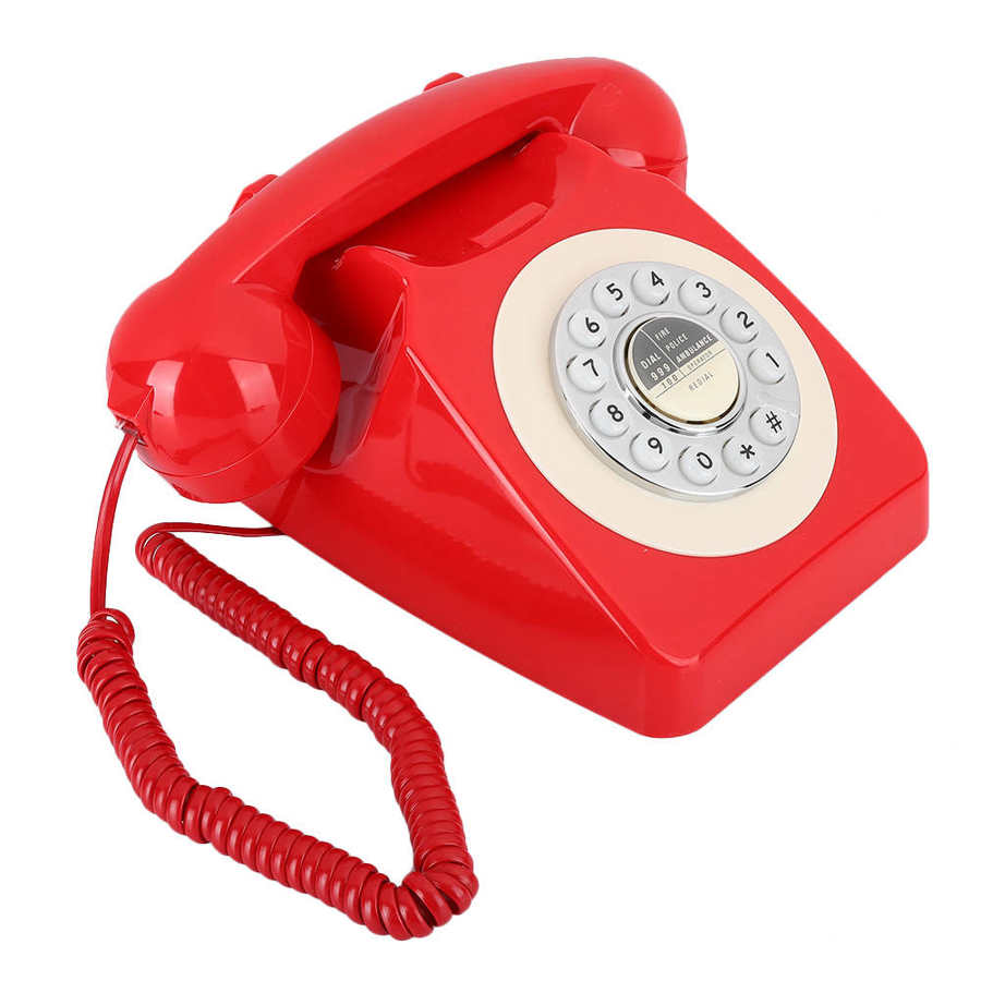 Retro Vintage Antieke Telefoon Hotel Re‑dial Hand‑free Vaste Telefoon Desk Telefoon