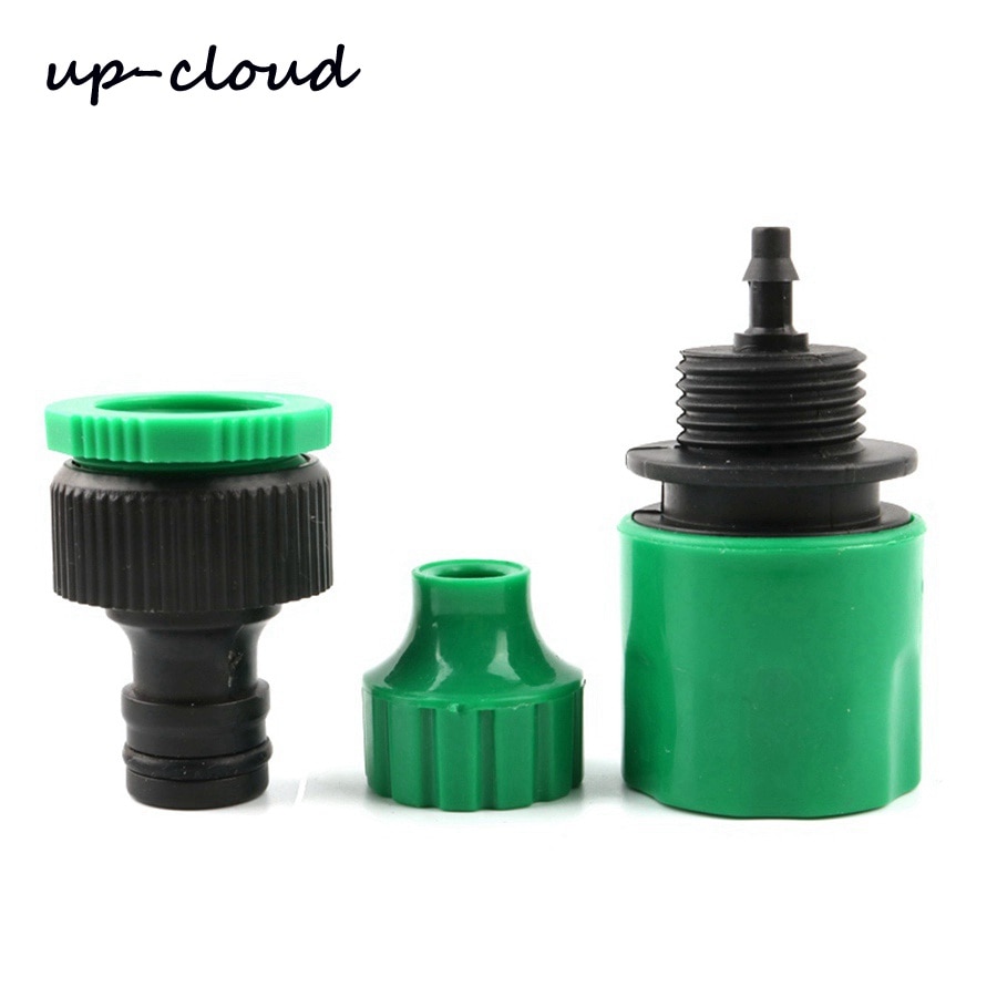 1 sarja 1/2 " -4/7mm letku puutarhan pikaliitin hana-adapteri puutarha mikro tippakastelu kastelu sisähalkaisija 4mm putken liitos
