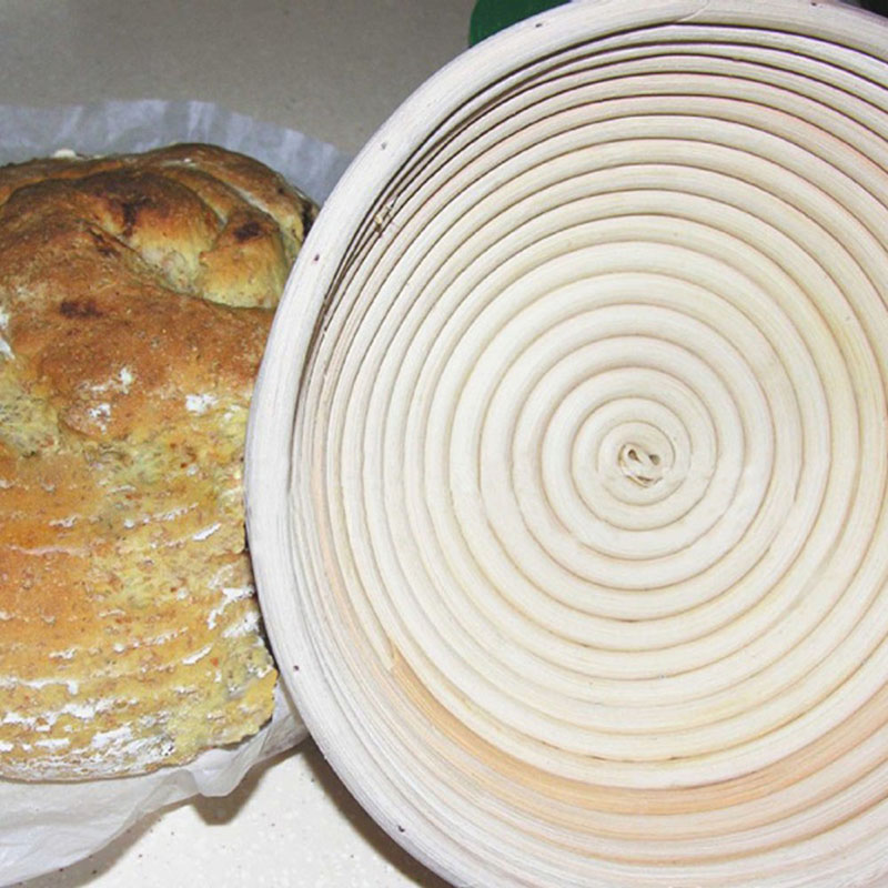 Handmade Oval Rattan Basket Dough Banneton Brotform Bread Proofing Proving Fermentation Baskets Kitchen Tools