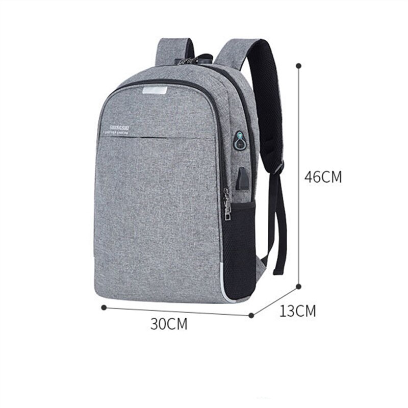 Laptop Rugzak Usb Opladen 15.6 Inch Anti Diefstal Vrouwen Mannen School Tassen Voor Student Mannen tas 0P51