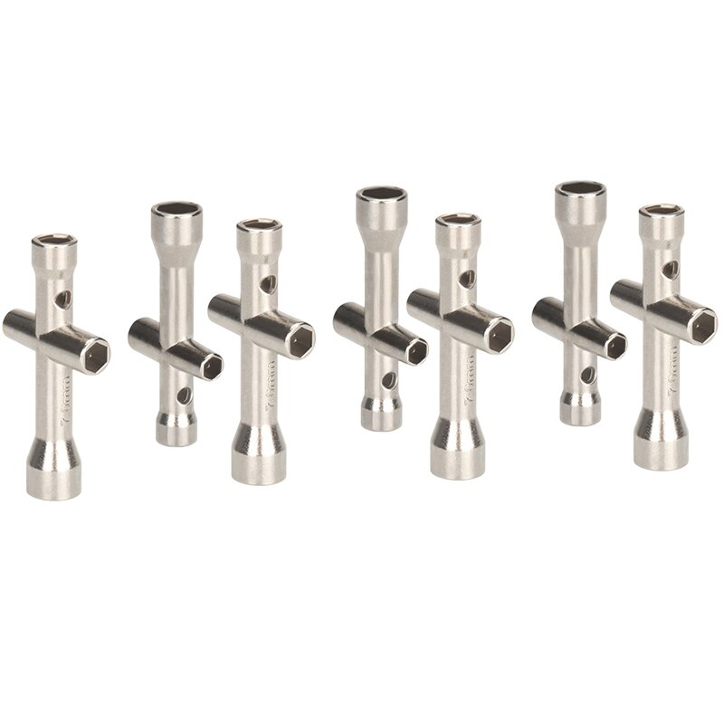 Gtbl 7Pcs 6-Point Mini Cross Moersleutel Mini Kruis Socket M2/M2.5/M3/M4 Moer tool: Default Title
