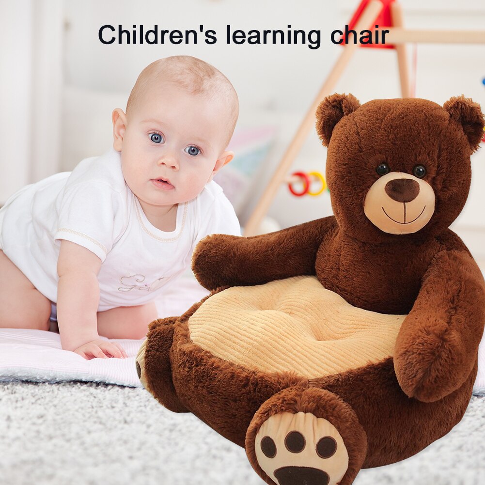Baby Learning To Sit Sofa Cover Crystal Velvet Chair Seat Skin No Filling