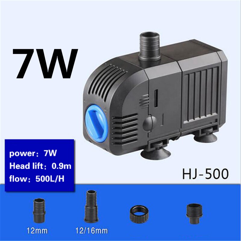 Sunsun 220V Ultra Silent Aquarium Water Pump Outdoor Submersible Pump Garden Fountain Pump: 7W