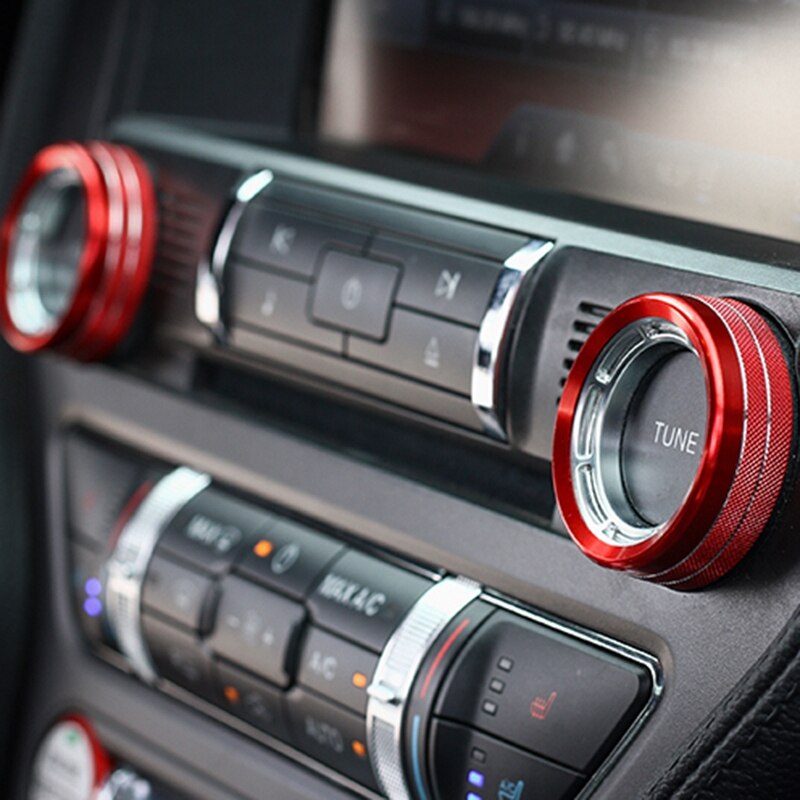Bil klimatanläggning justering trims för ford mustang generation red
