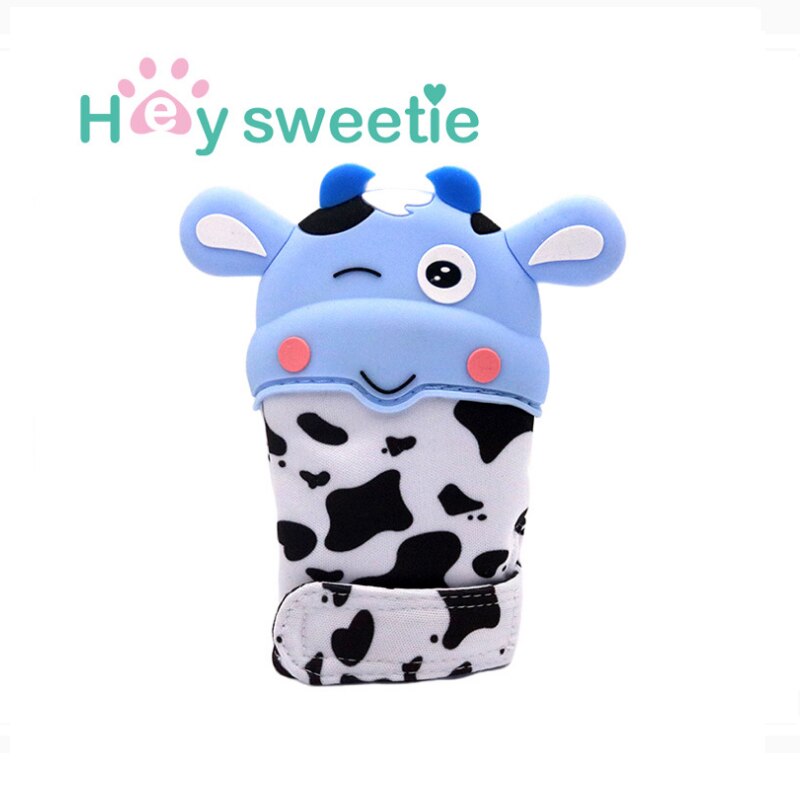 Baby Tanden Handschoenen Anti-Bite Baby Speelgoed Kauwt Baby Bijtring Food Grade Siliconen Bijtring Melktanden Handschoenen