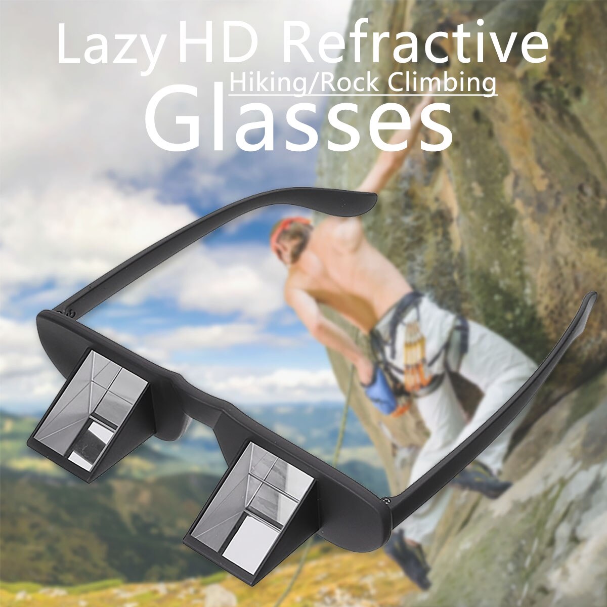 Outdoor Refractive Goggles Spectacles Belay Glasses Eyegoggles Climbing Hiking Traveling Reflecting Eyewear Eyeglasses Non-slip