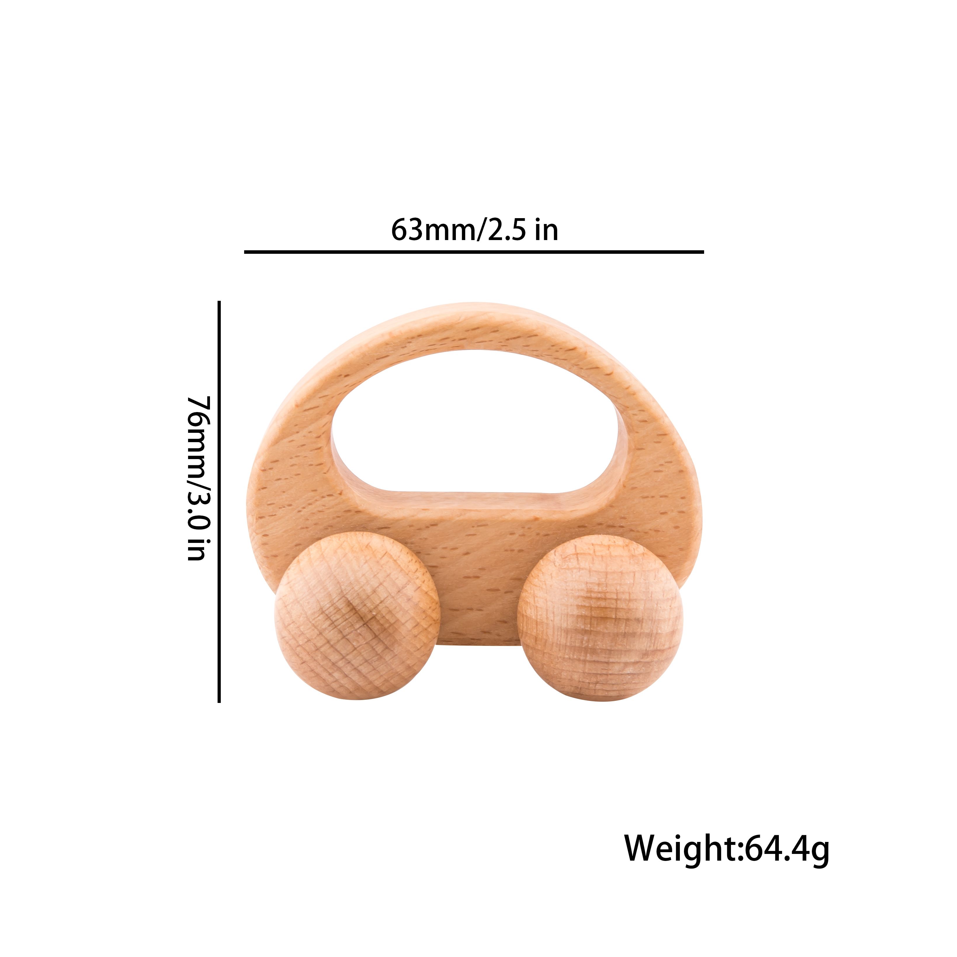 Baby Toys Beech Wooden Blocks Wooden Car Cartoon Educational Montessori Toys For Children Teething Baby Birthday Products: 5