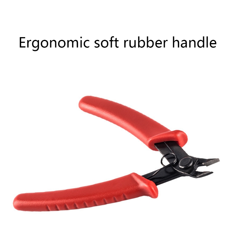 Small Soft Cutting Crimper Pliers for Cutting Plastic Products Trimming Small Lines Industrial Electronic Pliers