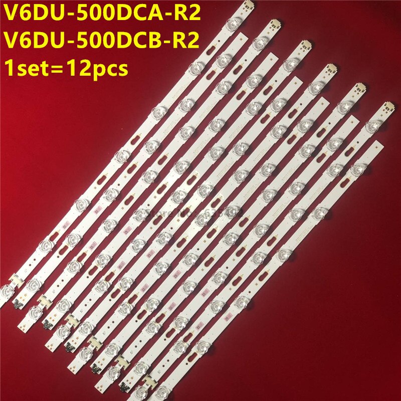 LED Strip V6DU-500DCA-R2 V6DU-500DCB-R2 For UE50MU6100 UE50KU6000 UA50KU7001 UE50KU6092 UE50KU6095 UA50MU6103 UN50MU6300