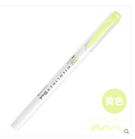 Zebra WFT8 MILDLINER Weichen Pinsel Stift + Harte Spitze Textmarker Doppel Spitze Japan Pastell Farben Marker Stifte: mein