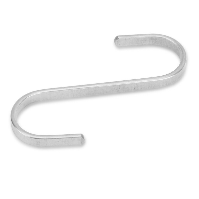 S-form krog køkken gelænder s bøjle krog lås holder rustfri stål kroge til ophængning af tøj håndtaske krog 5pc/ stk.