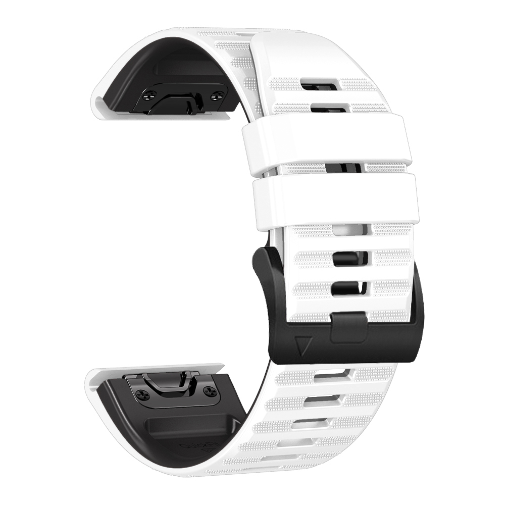 Quickfit-rem til garmin fenix 8 e 7 7x 6x 6 pro 5 5x plus forerunner 965 955 epix pro urrem 26mm 22mm armbånd: Xxl / Hvid
