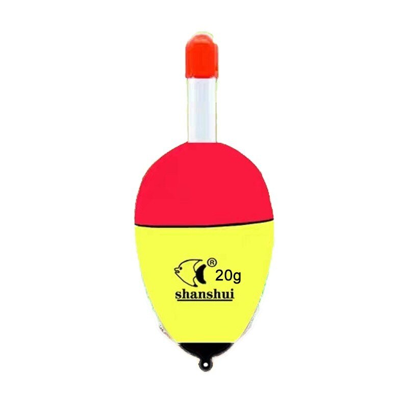 Luminous Fishing Foam Plastic Float Buoyancy EVA Hight Elasticity Fishing Float Night Fishing Light Stick Bobber Fishing Tackle: 20g