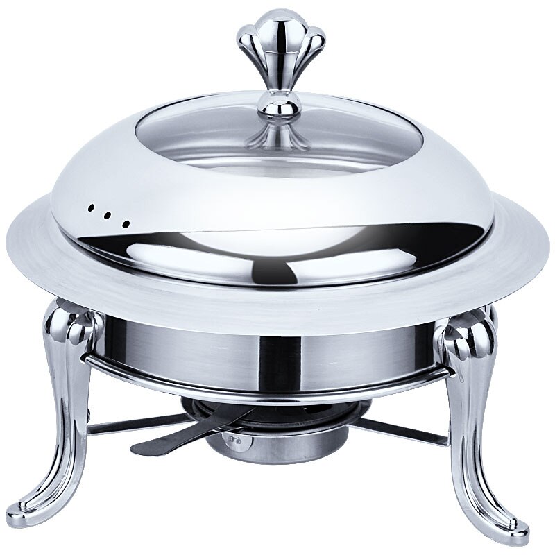 stainless steel alcohol stove household /commercial Removable small chafing dish solid fuel boilersmall dry pot MJ710
