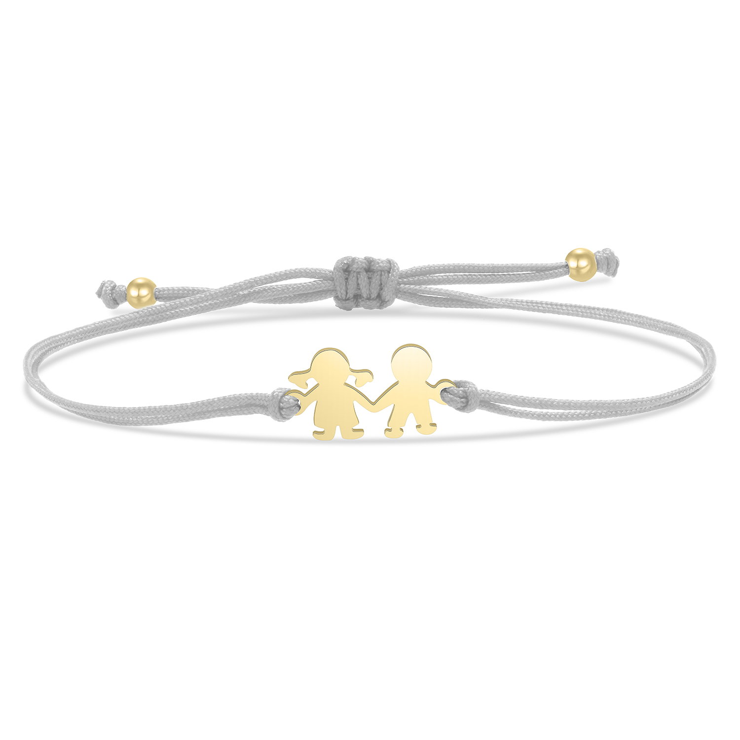 Vergulde Roestvrij Staal Delicate Gepolijst Twee Leuke Meisjes Bedelarmband Vrouwen Meisje Liefde Hart Vriendschap Sieraden: Hot Stamping