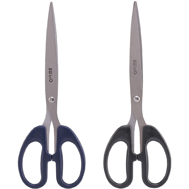 6.5 Inch 7inch 8inch Stainless Steel Curved Edge Scissors Office Scissors Sharp Edge Office Helper Scissors Stationery