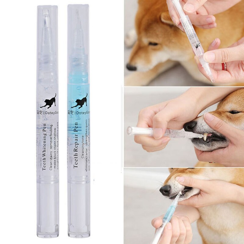 5ml Haustiere Zähne Reinigung Werkzeug Hunde Katzen Zahnstein Entferner Zahn Steine Schaber Kunststoff Reinigung Kuli Reinigungs Werkzeuge praktisch acc