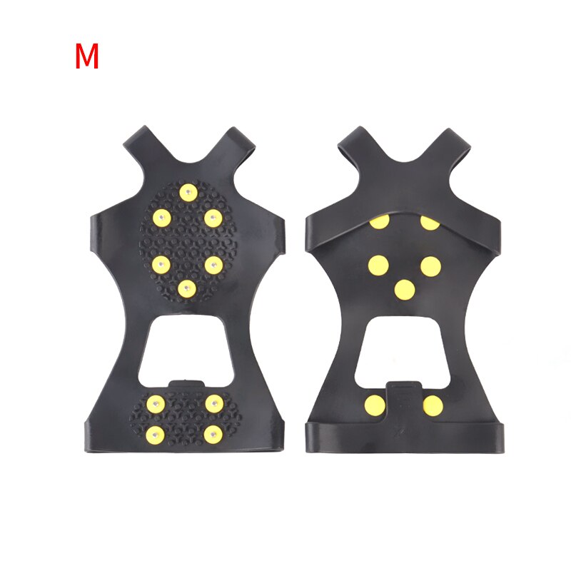 1Pair 10 Studs Climbing Shoe Spikes Ice Gripper Spike Anti-Skid Winter Outdoor Shoe Skid Ice Grips Spikes Cleats Overshoes: Default Title