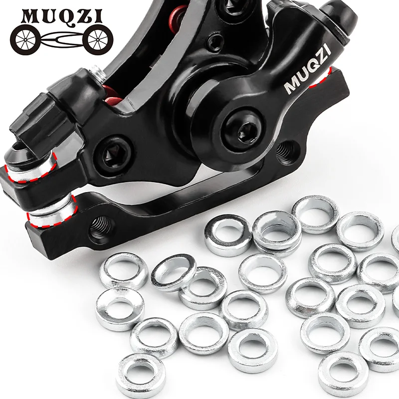 Muqzi adaptador de montagem de pinça de freio a disco de bicicleta, arruela mtb, adaptador de montagem de freio a disco de bicicleta de estrada, anel de junta, peças de ciclismo