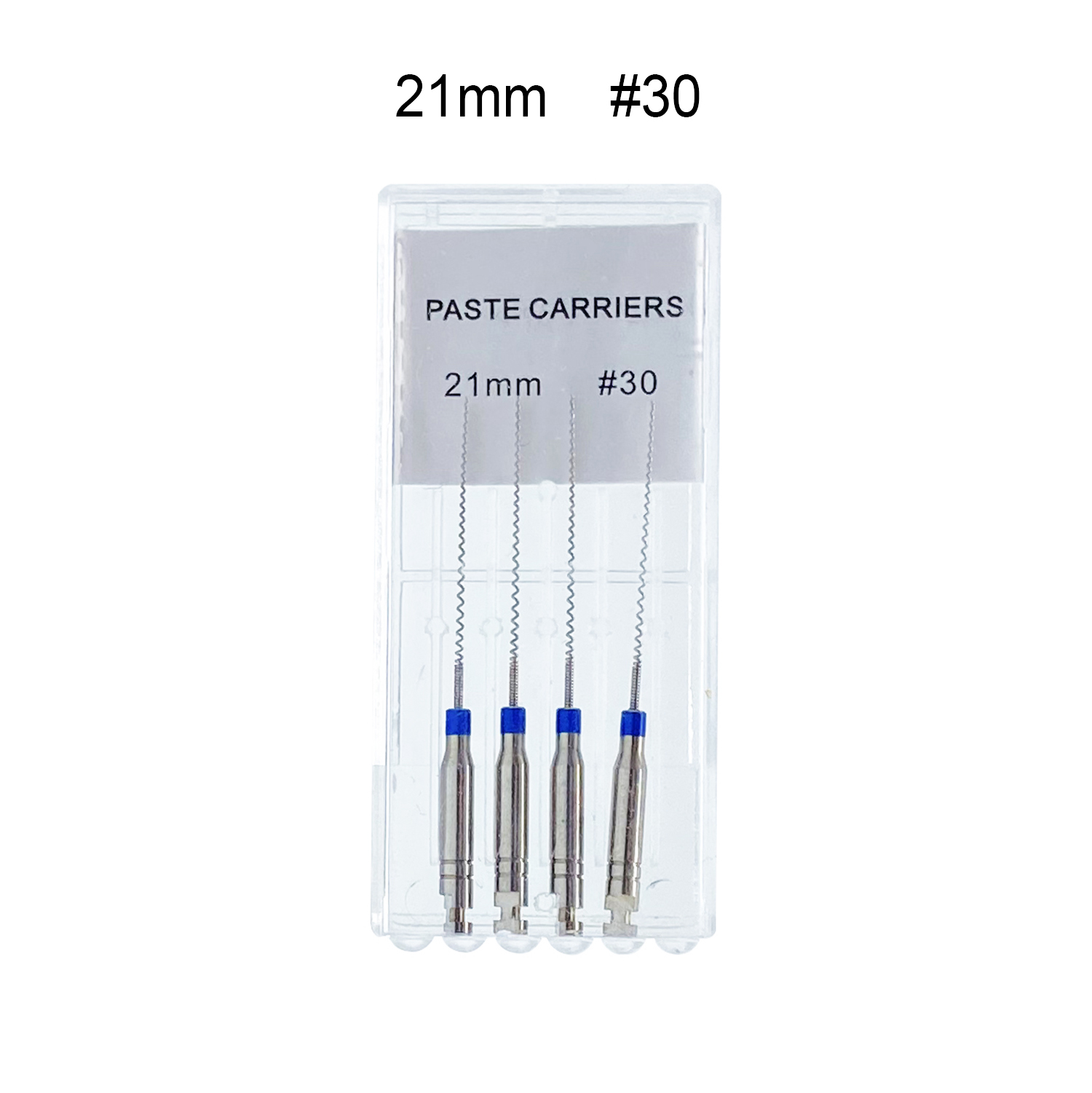 WELL CK 4 unidades/caja 21/25 mm # 25-40 portadores de pasta rotativa Dental relleno en espiral Lentulo surtido de pasta de llenado de motor herramienta de odontología: Rojo