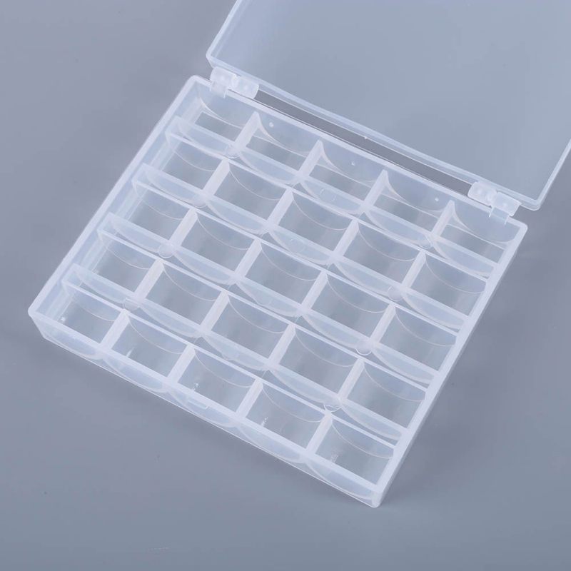 Stainless Steel Sewing Machine Bobbins Spools for Brother Janome Singer Elna Bernina Toyota Needlework Craft Tool 25pcs