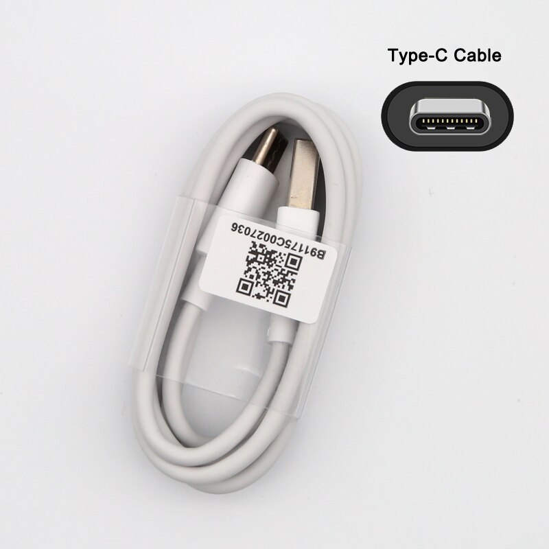 Xiaomi 18W caricabatterie rapido QC 3.0 caricatore USB tipo-c per Xiaomi Redmi note 7 8 Pro 9 S Redmi 7 8 8A 6A Mi 8 Lite Mi 9 SE 9t Max 3 A3: White Type-c Cable