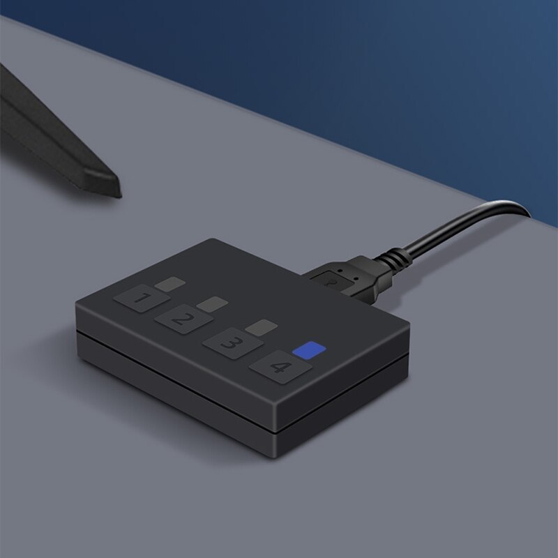 4 in 1 Hdmi Kvm Switch Output 4 Port 4K Kvm Converter 4 Computers Share a Screen