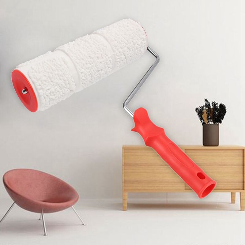 Rouleau à peinture décoratif à motifs outils de peinture murale tampon de Protection en caoutchouc polyuréthane texturé roue de poterie