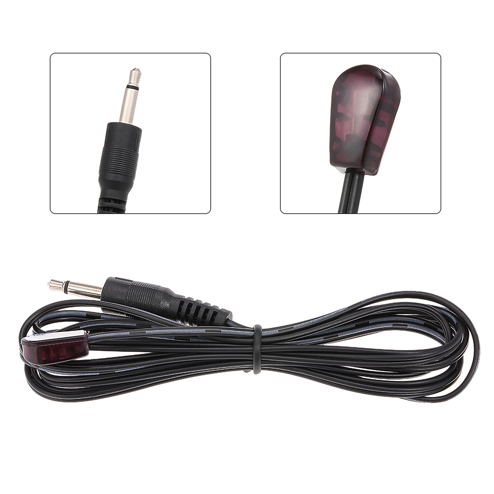 CHF03 1.5 Meters IR Infrared Remote Emission Cable IR Emitter 5ft Emission Lines Extender Cord for IR Repeater Kit