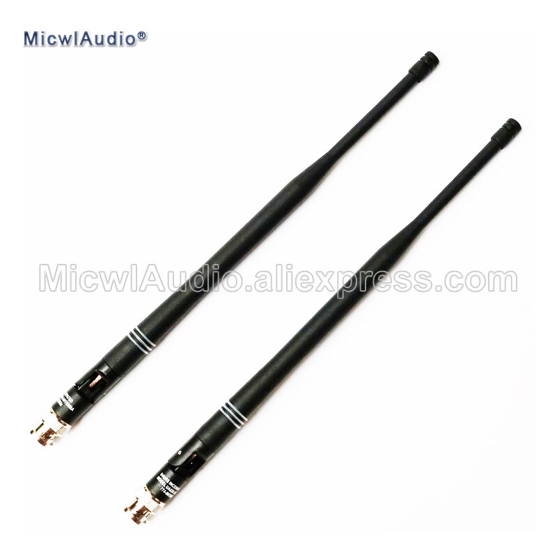 Microphone Antennas 470-542MHZ 638-698MHZ 774-865MHZ BNC Bayonet Antennas For Shure Wireless Microphone System MicwlAudio: 774-865MHz