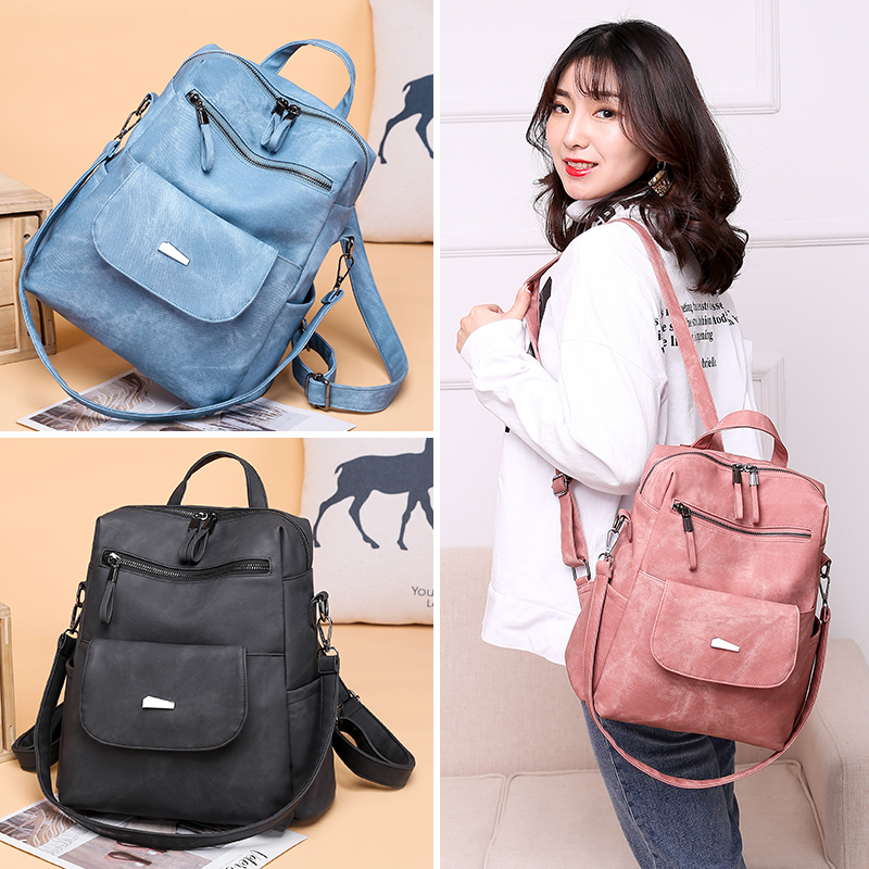 Chuwanglin Women Backpack Youth Leather Backpacks for Teenage Girls Female School Shoulder Bag Bagpack mochila D0290