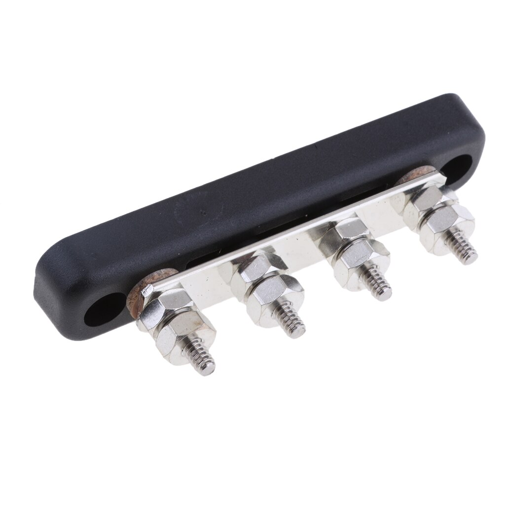 4-Way Bus Bar Terminal Blok-4X6 Mm Studs-100A Rated-Auto & Marine