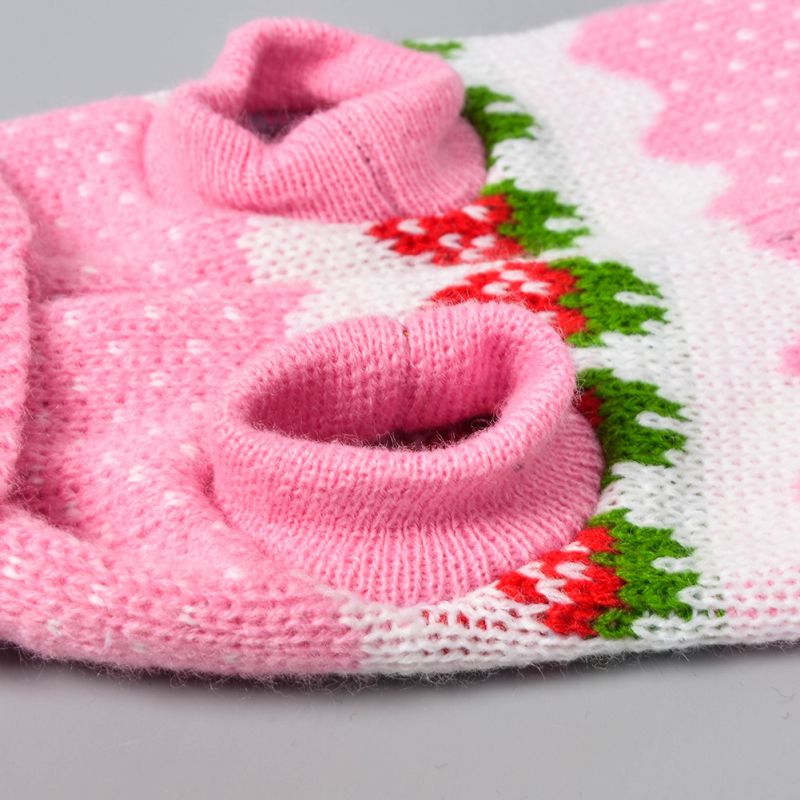 Kleine hond aardbeienkleding chihuahua hondentrui puppy warme jas goedkope kleding huisdier honden katten breigoed winterkostuum voor gatos