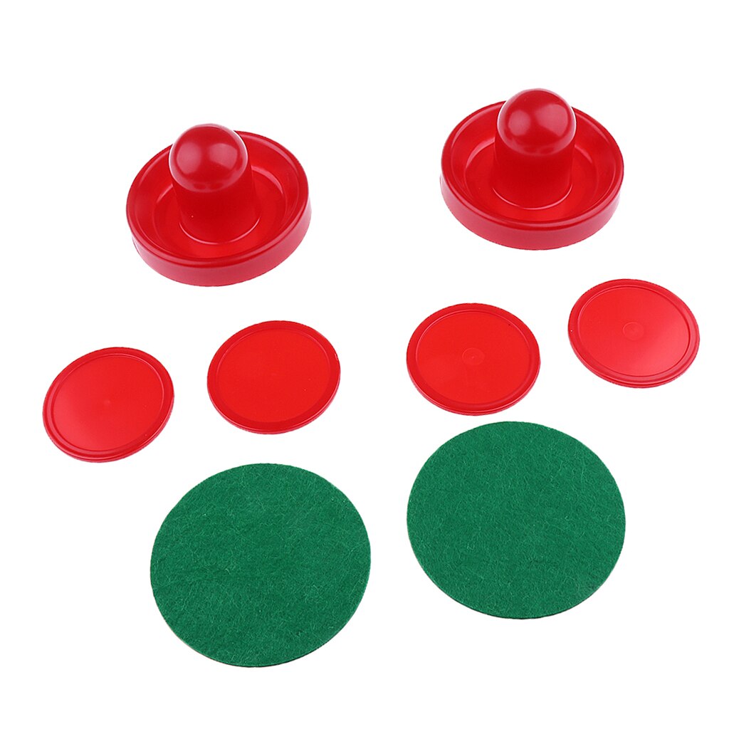 einstellen von 2 Drücker Eishockey Tisch + 4 Eishockey Puck Tisch Zubehör Luft Eishockey: rot S
