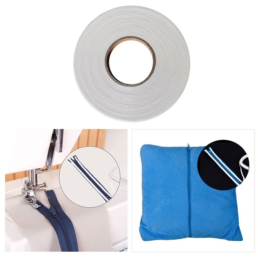 50m Double Sided Tape Quilting Sewing Seam Basting Fusing Wash Away Tape for Home Personal or DIY Craft Use