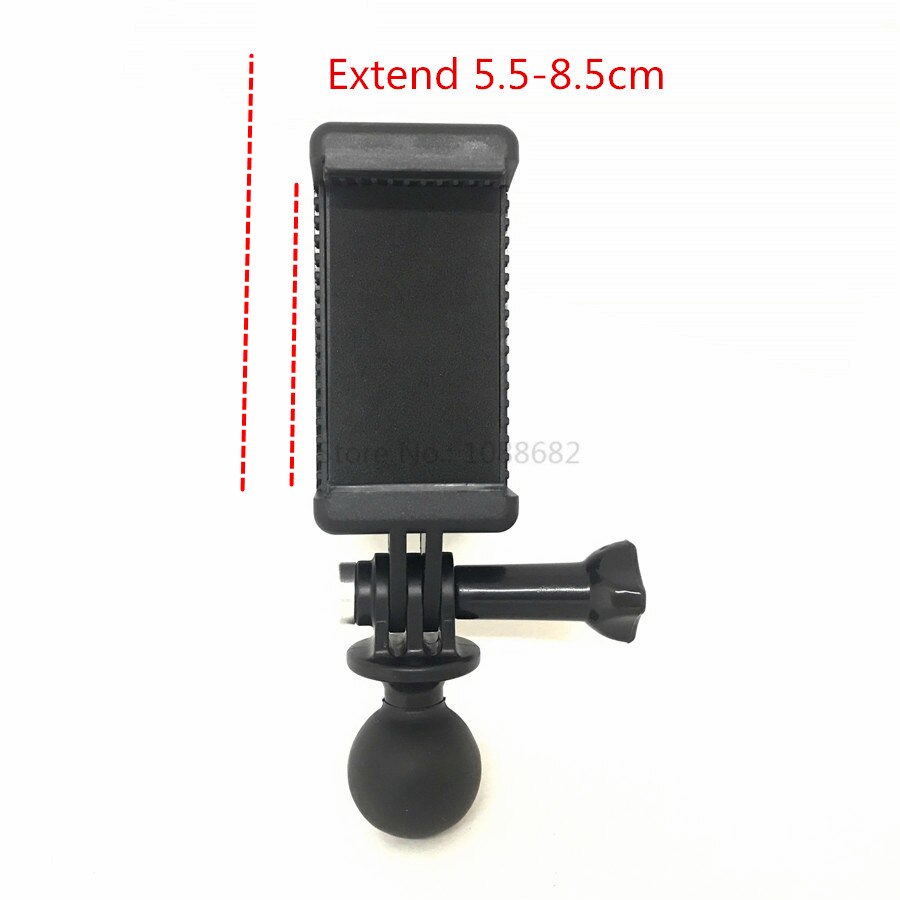 Adaptateur de montage pour trépied, adaptateur de montage pour boule de 1 pouce à vis 1/4 pour caméra d&#39;action Gopro, support de montage pour boule GPS