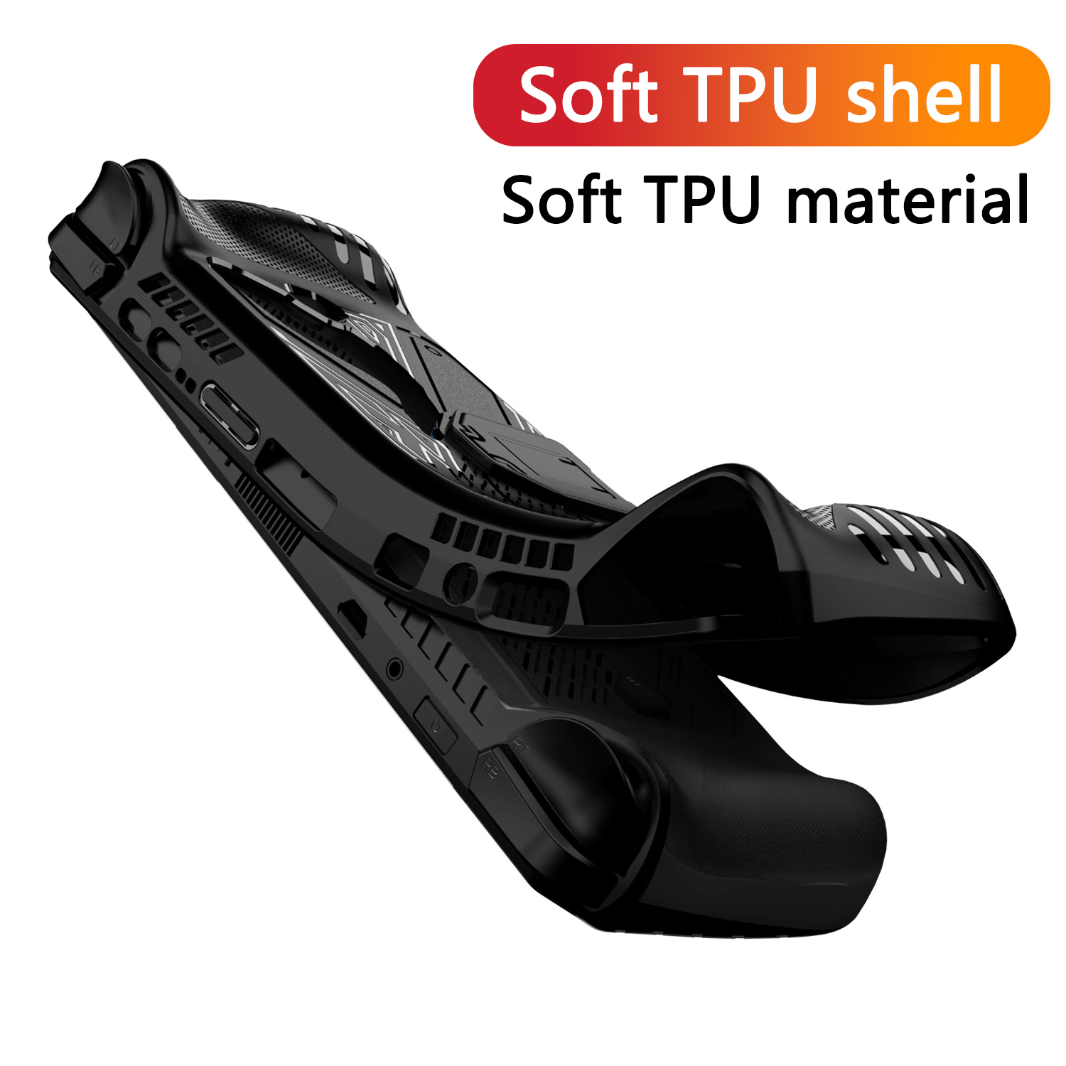 Pour ASUS ROG Ally X étui de protection avec support coque souple en Silicone TPU housse tout compris pour ROG ally X couverture