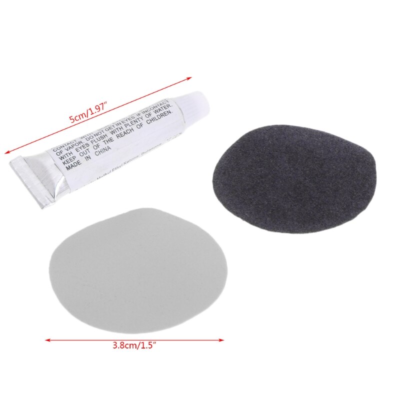 Juego de reparación de sofá, cama de aire inflable de PVC, parches de pegamento para colchón de aire R66E, 1 ud.