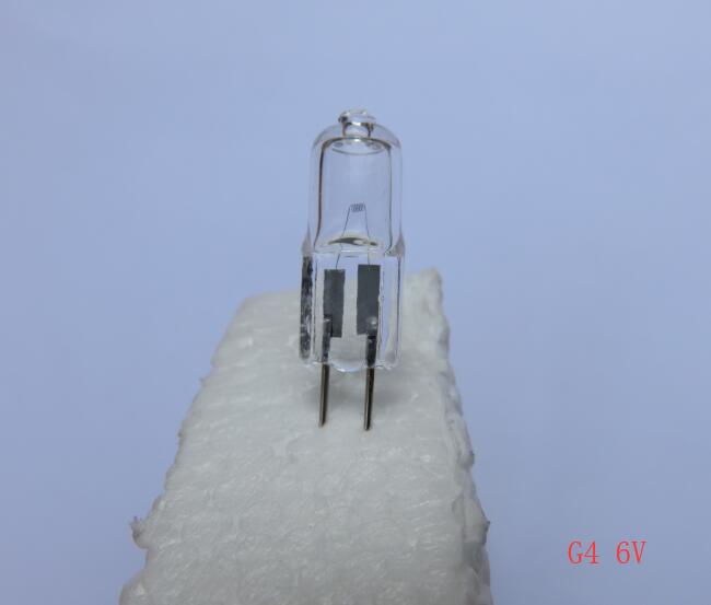 Lámparas halógenas G4 AC, 6V, 5W, 10W, 20W, 30W, tipo JC, G4, bombillas halógenas, Base G4, lámpara de cristal con abalorios insertados clara, 10 Uds.