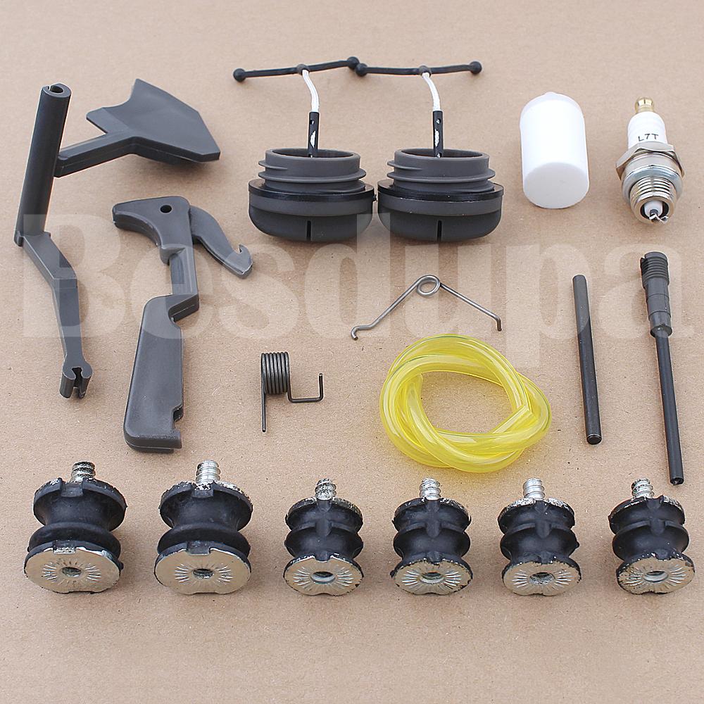 Amortiguador AV para motosierra Husqvarna 61, 268, 266, 272, 272XP, 501518002, 501518102 w