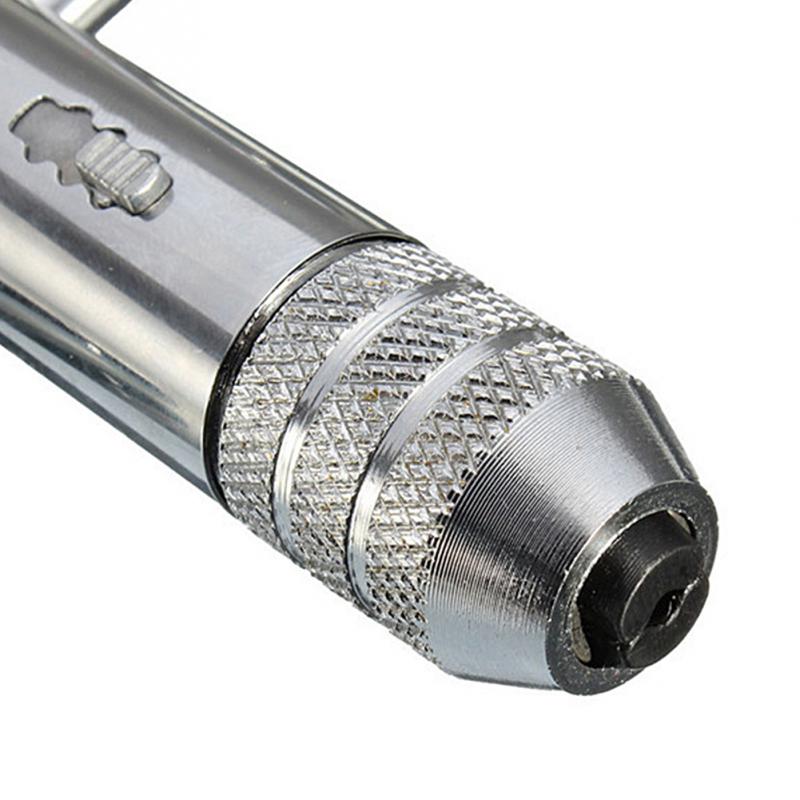 T-Griff Ratsche Windeisen Einstellbare Windeisen mit-M8 Maschine Schraube Gewinde metrisch Stecker Tippen Maschinist Werkzeug für klopfen Reibahle