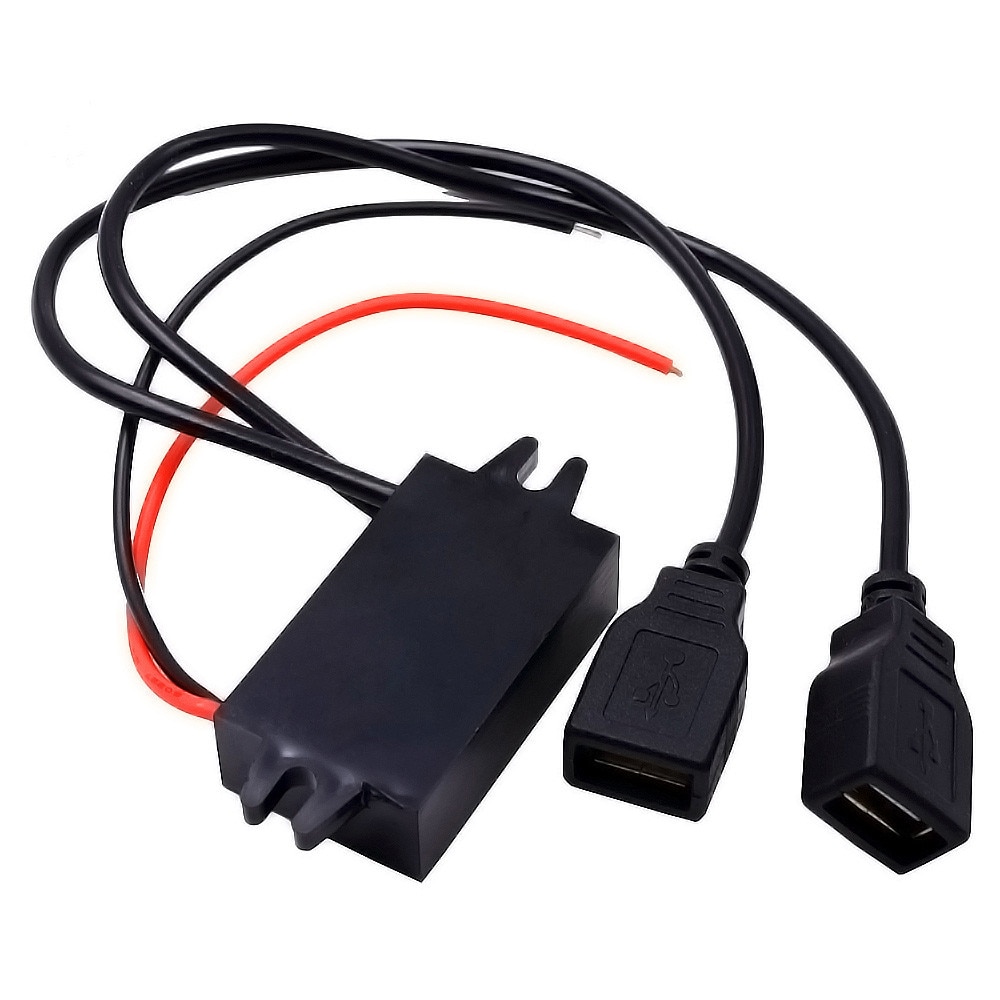 Kongyide Auto Boot Motorfiets Dual USB Charger DC 12 v Naar 5 v 3A Power Adapter Voeding jul23