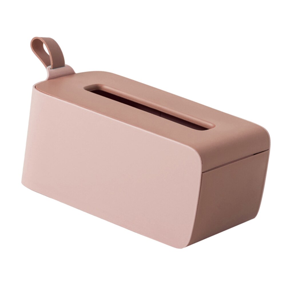 1 pc eenvoudige, duurzame plastic tissueboxen voor hotelrestaurants: Roze