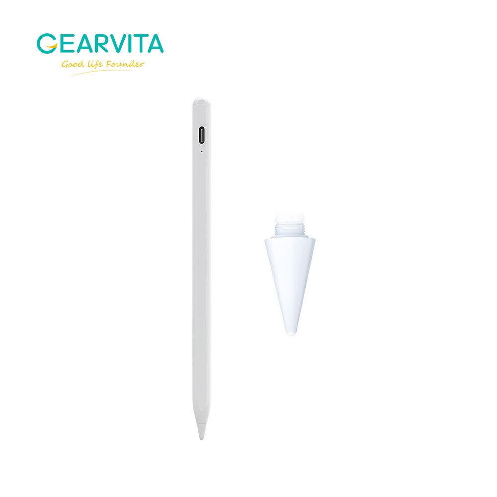 Stylet capacitif actif universel pour écran tactile, pour Smartphone, IOS/Android, iPad: with 1pc Pencil Tip