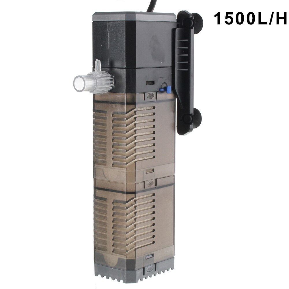 220V Internal Filter Pump 3 in 1 Submersible Fish Tank Aquarium Oxygen Pump JS23