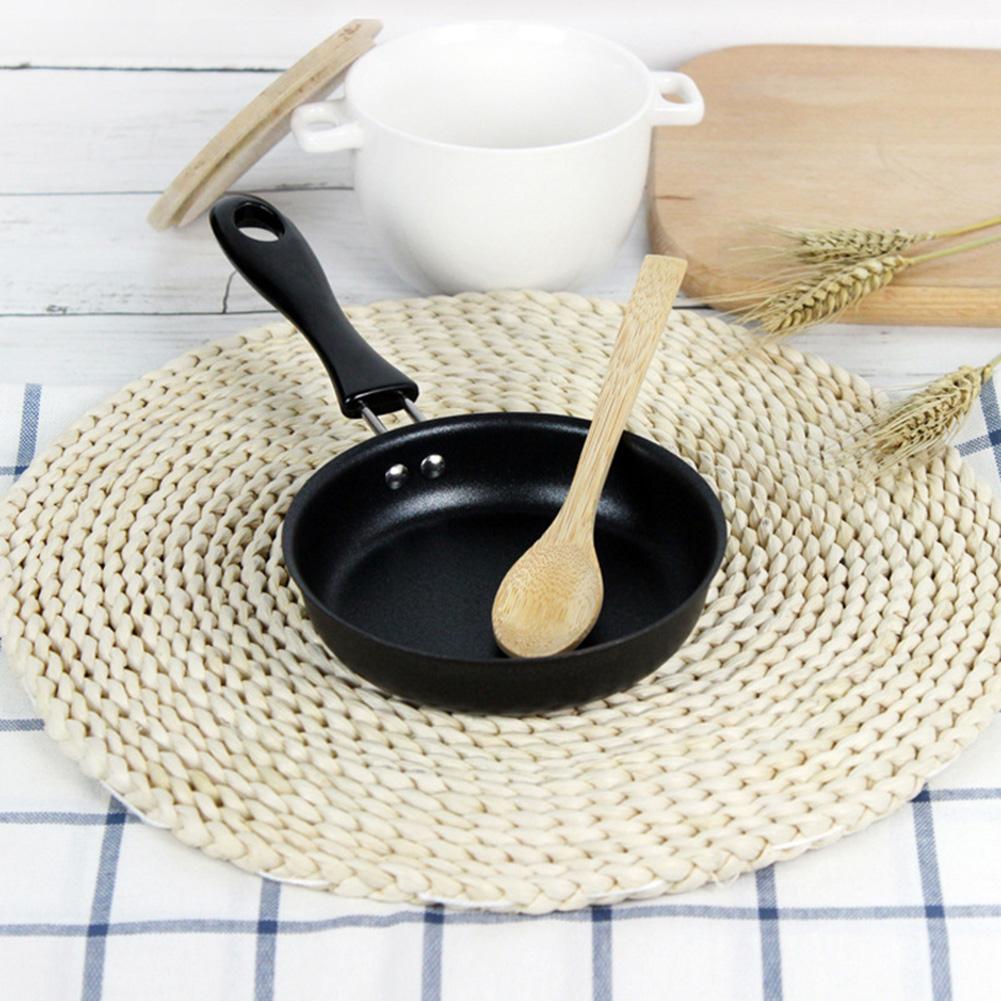 12Cm Mini Ei Koekenpan Non-stick Omelet Ontbijt Vlakke Bodem Pan