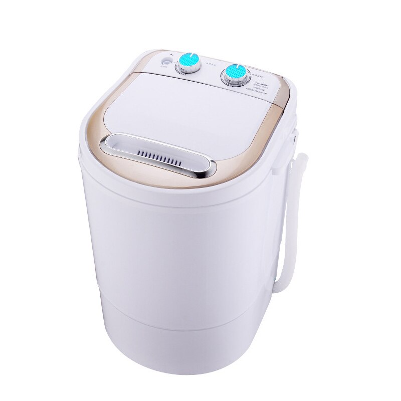 Lavadora pequeña Mini anteojo único, 220V/240W, portátil, semiautomática, con secado rápido, herramientas de lavandería: EU